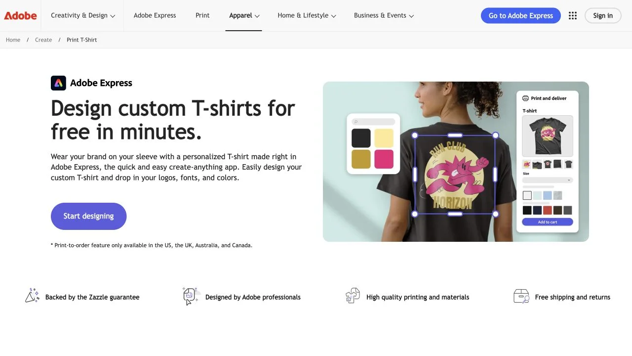 Adobe Express official product website